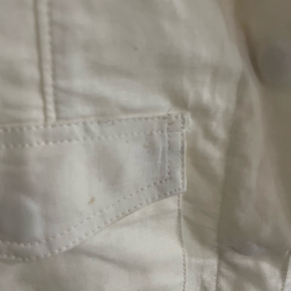Banana Republic linen utility jacket w/ tags SMALL - Picture 5 of 10